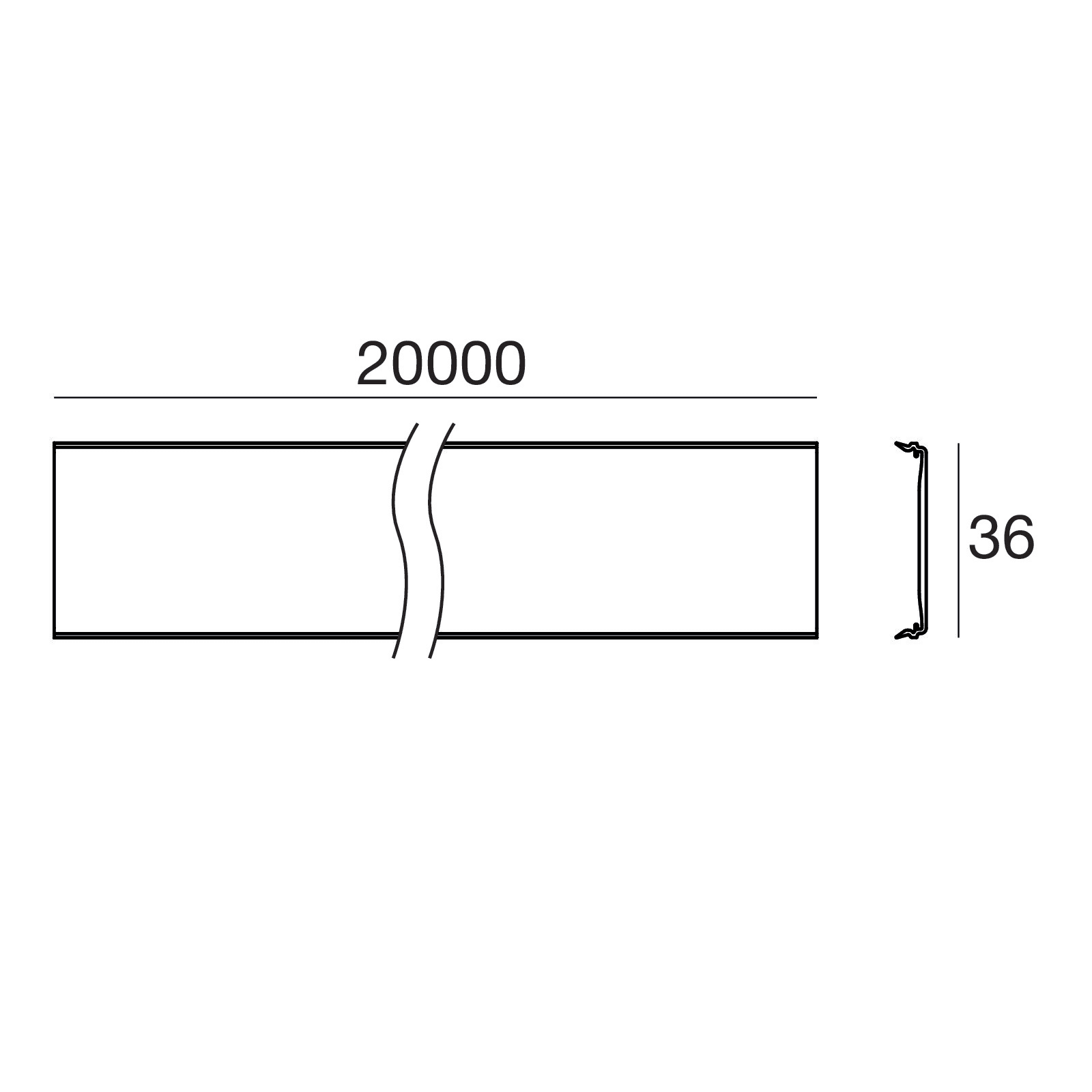 LINEA LIGHT - DIF.PC OPALE ROTOLO L20MT