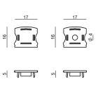 LINEA LIGHT - KIT TAPPI RIVE NERIXDIFF STANDARD