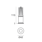 LINEA LIGHT - Downlights | 1 arrayLED 6.3 W DC 700 mA