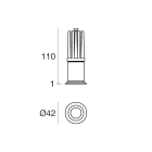 LINEA LIGHT - Downlights | 1 arrayLED 6.3 W DC 700 mA