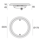 LINEA LIGHT - Immersione | 9 x powerLEDs 38 W DC 12 V