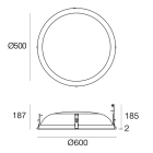 LINEA LIGHT - Downlights | 48 topLED 65 W DC 1800 mA