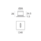 LINEA LIGHT - Step Lights | 1 x powerLED 1 W DC 350 mA