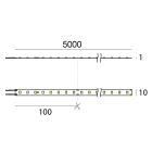 LINEA LIGHT - LED Strip | 400 topLED 18 W DC 24 V | 3.6 W/m | 550.8 Lm/m