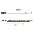 LINEA LIGHT - LED Strip | 600 topLED 96 W DC 24 V | 19.2 W/m