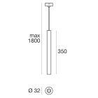 LINEA LIGHT - Sospensione | 220-240 V AC /176-276 V DC | 1 arrayLED 3 W DC - 5 W AC