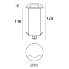 LINEA LIGHT - Uplights - Step Lights | 180-264 V AC /230-280 V DC | 1 x powerLEDs 4.5 W DC - 5.6 W AC