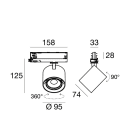 LINEA LIGHT - Proiettori | 176-264 V AC /176-280 V DC | 1 arrayLED 16 W DC - 18 W AC