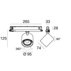 LINEA LIGHT - Proiettori | 176-264 V AC /176-280 V DC | 1 arrayLED 16 W DC - 18 W AC