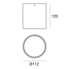 LINEA LIGHT - Plafone | 198-264 V | 1 arrayLED 14 W DC - 15.8 W AC