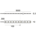 LINEA LIGHT - LED Strip | 1 topLED 24 W DC 24 V | 4.8 W/m | 446.6 Lm/m