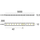 LINEA LIGHT - LED Strip | 1 topLED 72 W DC 24 V | 14.4 W/m | 1620 Lm/m