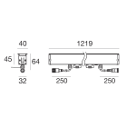 LINEA LIGHT - Elementi lineari | 85-265 V | 24 x powerLEDs 29.6 W DC - 33.2 W AC