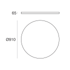LINEA LIGHT - Plafone | 198-264 V AC /180-280 V DC | 756 topLED 89 W DC - 99 W AC