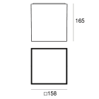LINEA LIGHT - Plafone | 198-264 V AC /176-280 V DC | 1 arrayLED 25 W DC - 28 W AC