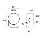 LINEA LIGHT - Proiettori | 198-264 V AC /220-240 V DC | 1 arrayLED 25 W DC - 26.5 W AC