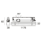 LINEA LIGHT - Proiettori | 176-264 V AC /176-280 V DC | 168 topLED 25 W DC - 27.5 W AC
