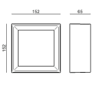 LINEA LIGHT - Plafone | 198-264 V | 1 topLED 7 W DC - 8 W AC