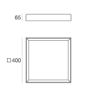LINEA LIGHT - Plafone | 198-264 V | 1 topLED 25 W DC - 29 W AC