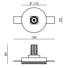 LINEA LIGHT - Downlights | 198-264 V | 1 arrayLED 6 W DC 350 mA