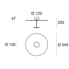 LINEA LIGHT - Plafone | 198-264 V | 80 topLED 21 W DC - 24 W AC