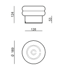 LINEA LIGHT - Lampada a parete - Plafone | 198-264 V | 21 topLED 10 W DC - 11 W AC