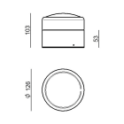 LINEA LIGHT - Lampada a parete - Plafone | 198-264 V | 21 topLED 10 W DC - 11 W AC