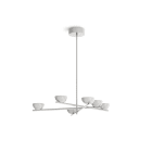 LINEA LIGHT - NIDO SOSP 56W 6L WHITE PH-CUT 2700K
