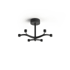 LINEA LIGHT - FRONDA PLAF 6 BLACK DALI 2700 D.W.