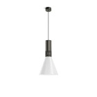 LINEA LIGHT - CONO SOSP.SING.E27 14W SATIN NICKEL