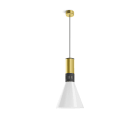LINEA LIGHT - CONO SOSP.SING.E27 14W SATIN ORO