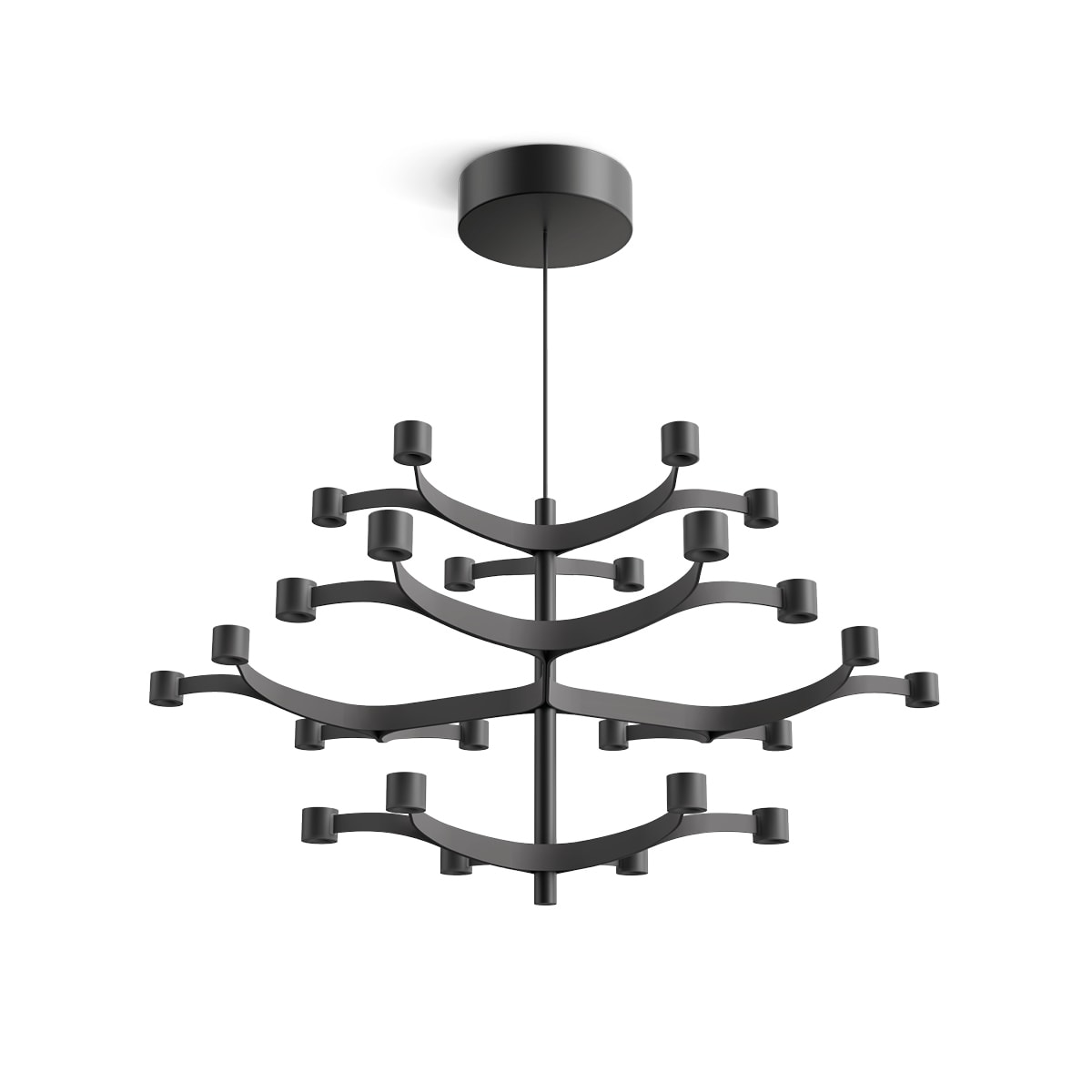 LINEA LIGHT - FRONDA 24 BLACK DALI DARK L 2700