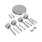 LINEA LIGHT - SET FISSAG+ALIM.PARETE 150MM GRIGIO