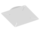 LINEA LIGHT - TOUR BOX-Q CENTRALE 75W ON/OFF BG