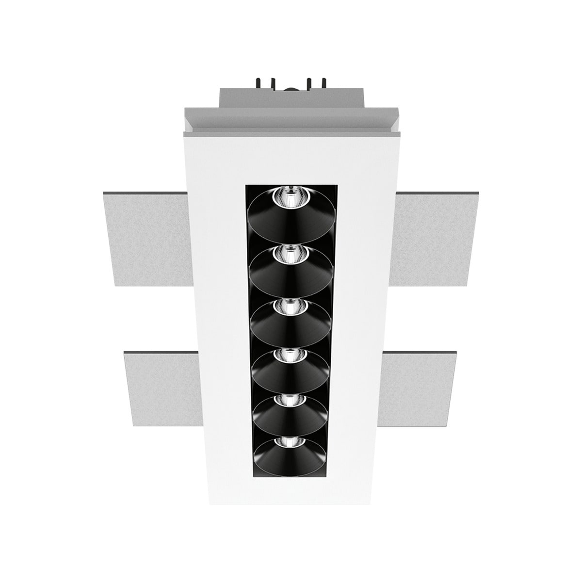 LINEA LIGHT - CELL GYP.6 LED X2W BN.15  OTT+NERO