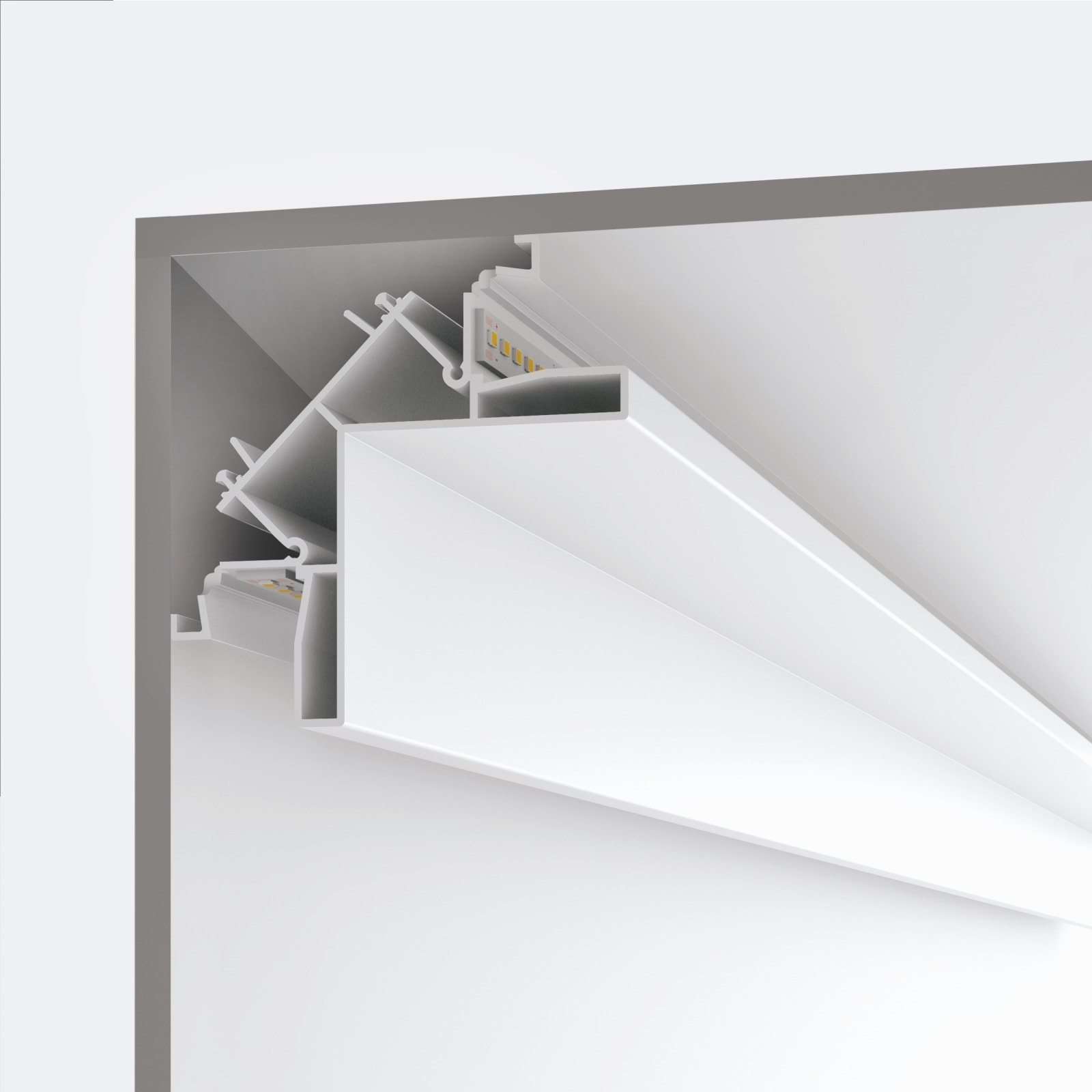 LINEA LIGHT - FYLO ALU.1 APPLIQ.ANGOL.90X90X1000