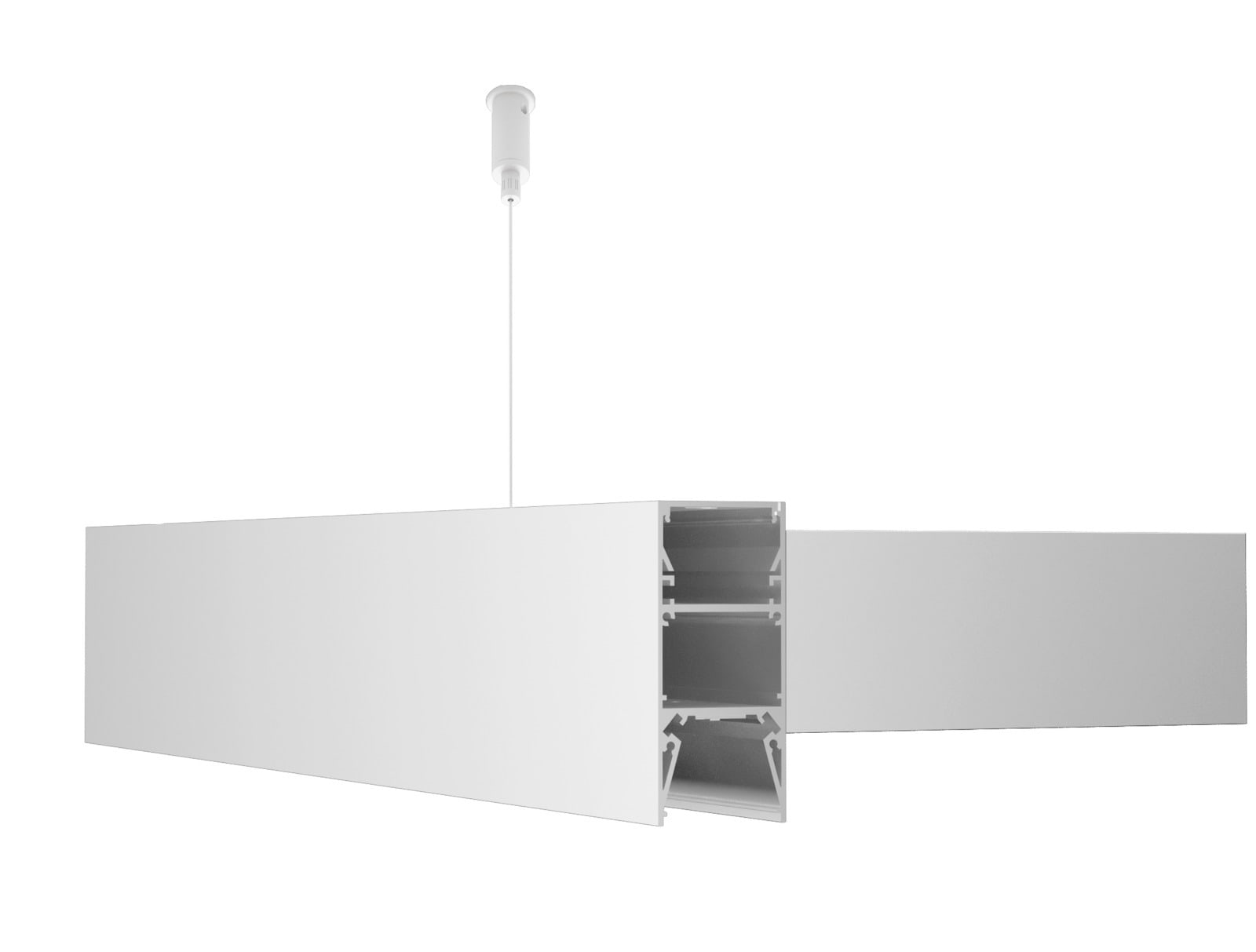 LINEA LIGHT - ROLLIP35 S.M.528X528 18W ON-OF.BN.B