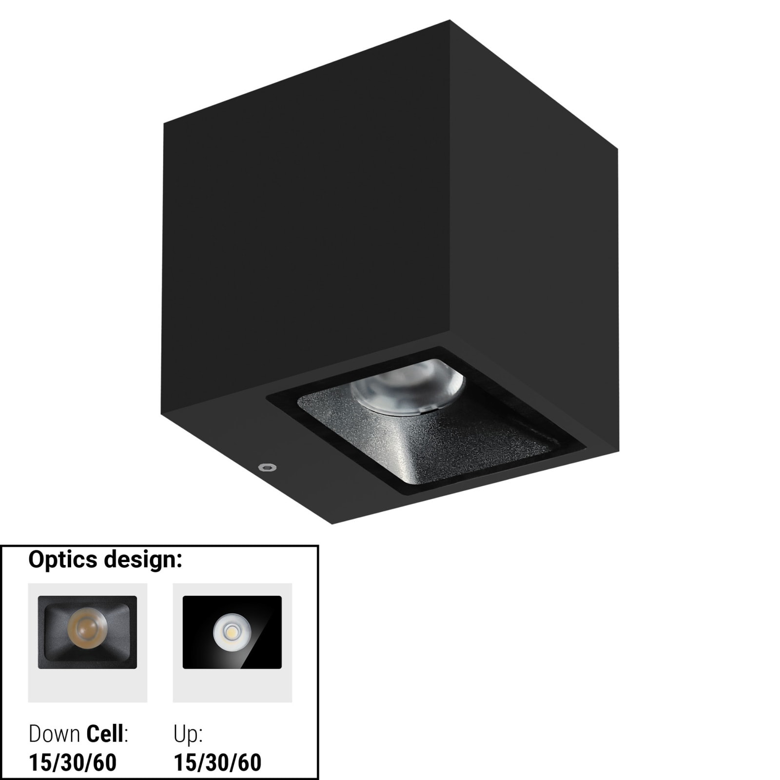 LINEA LIGHT - CUBIT 37 2L BI-EM 31WAC ON/OFF NG