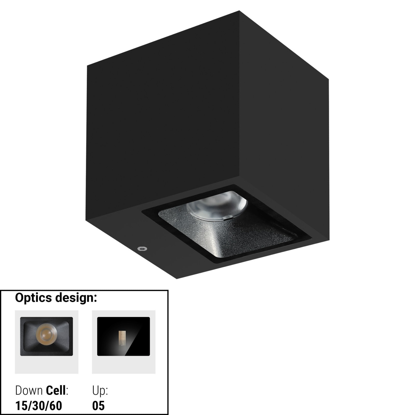 LINEA LIGHT - CUBIT 39 2L BI-EM 31WAC ON/OFF NG
