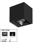 LINEA LIGHT - Lampada a parete | 198-264 V AC /200-300 V DC | 4 x powerLEDs - 1 arrayLED 12.6 W DC - 15 W AC