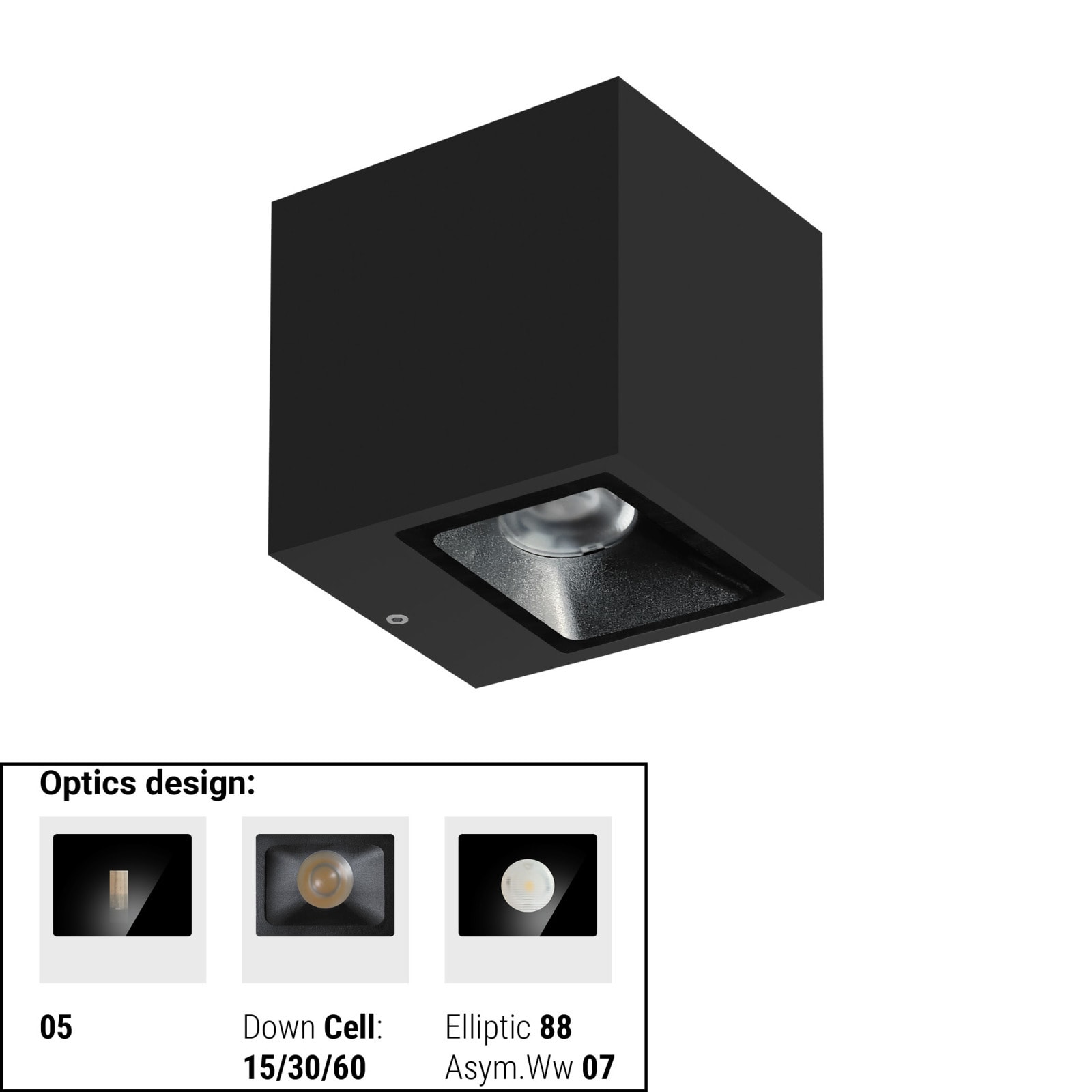 LINEA LIGHT - CUBIT 16 1L MONO 8,7WAC ON/OFF NG