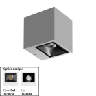 LINEA LIGHT - CUBIT 22 2L BI-EM 15,5WAC ON/OFF GG