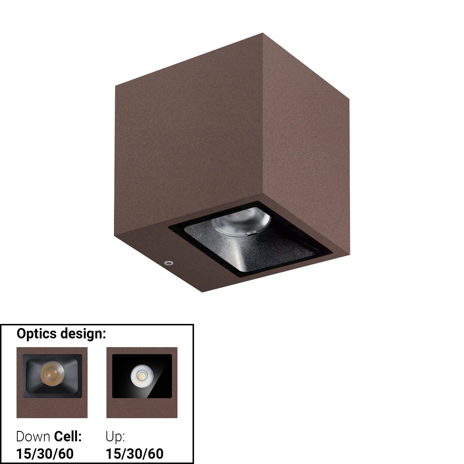 LINEA LIGHT - CUBIT 22 2L BI-EM 15,5WAC ON/OFF CT