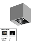 LINEA LIGHT - CUBIT 24 2L BI-EM 15,5WAC ON/OFF GG