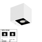 LINEA LIGHT - CUBIT 48 2L BI-EM 15,5WAC ON/OFF BG
