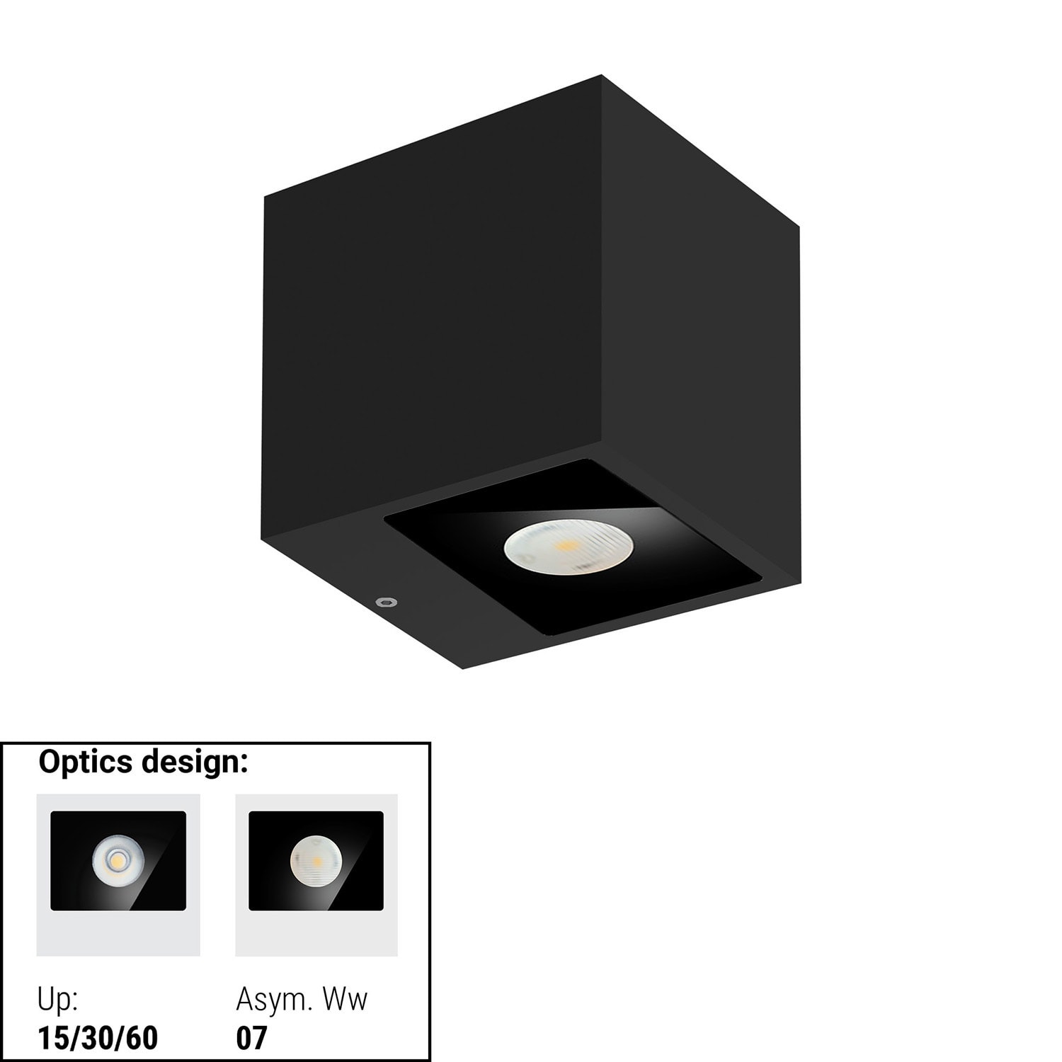 LINEA LIGHT - CUBIT 48 2L BI-EM 15,5WAC ON/OFF NG