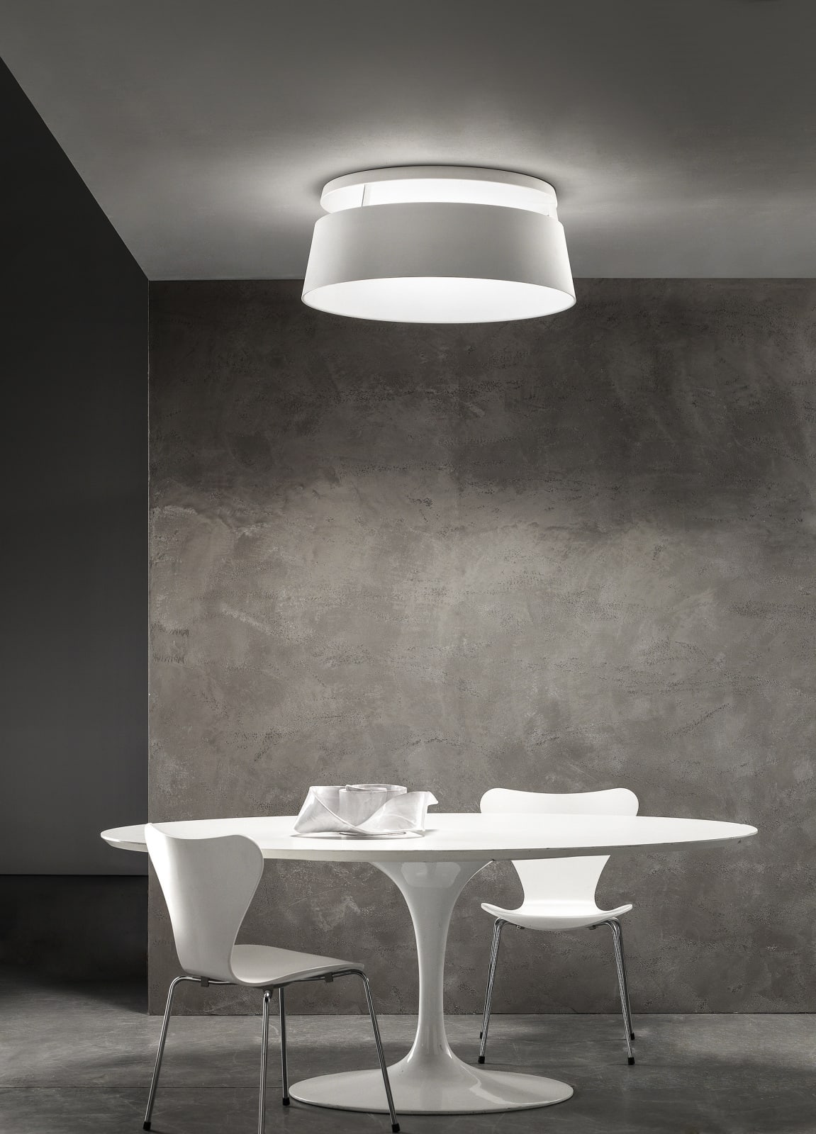 LINEA LIGHT - OXYGEN PLAF.D560 36W PU B.CO DALI