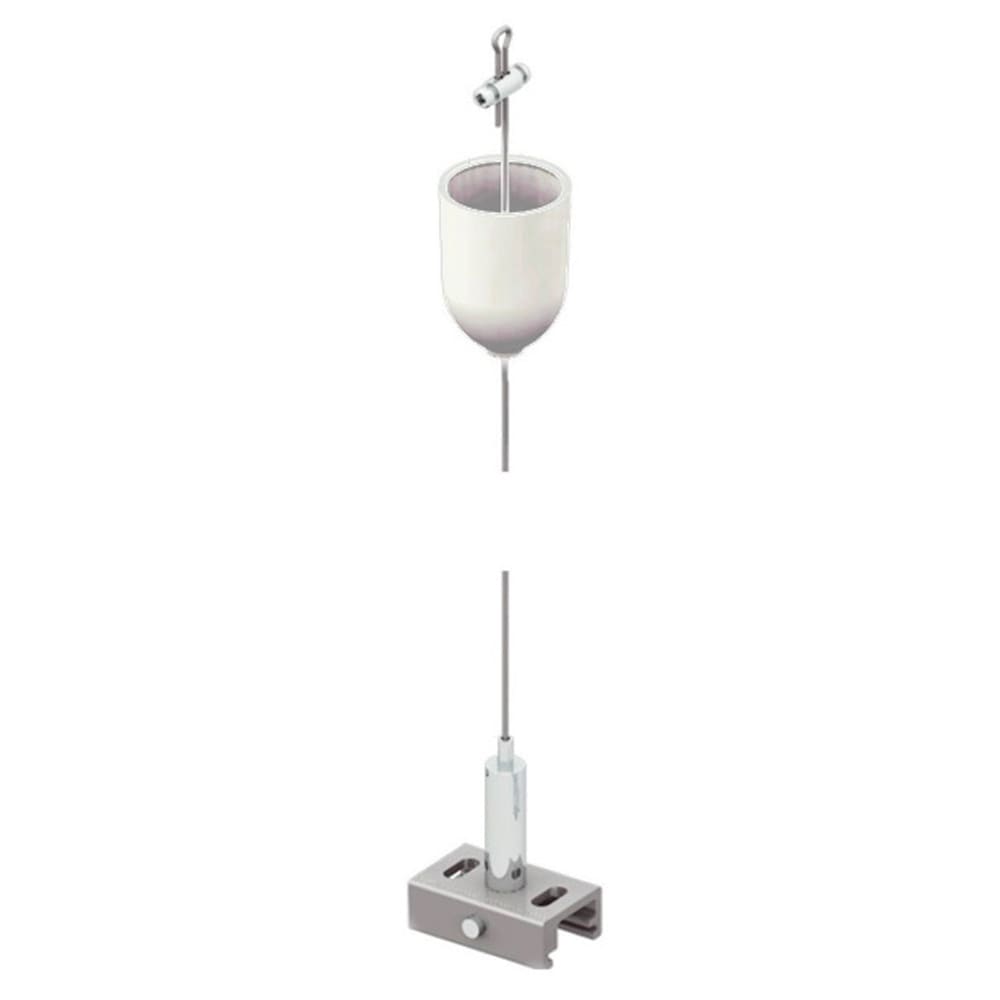 LINEA LIGHT - SOSP.L.1,5MT ROS.BCO CON TEND.AUTO