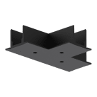 LINEA LIGHT - COPERTURA GIUNTO A T INCASSO NERO
