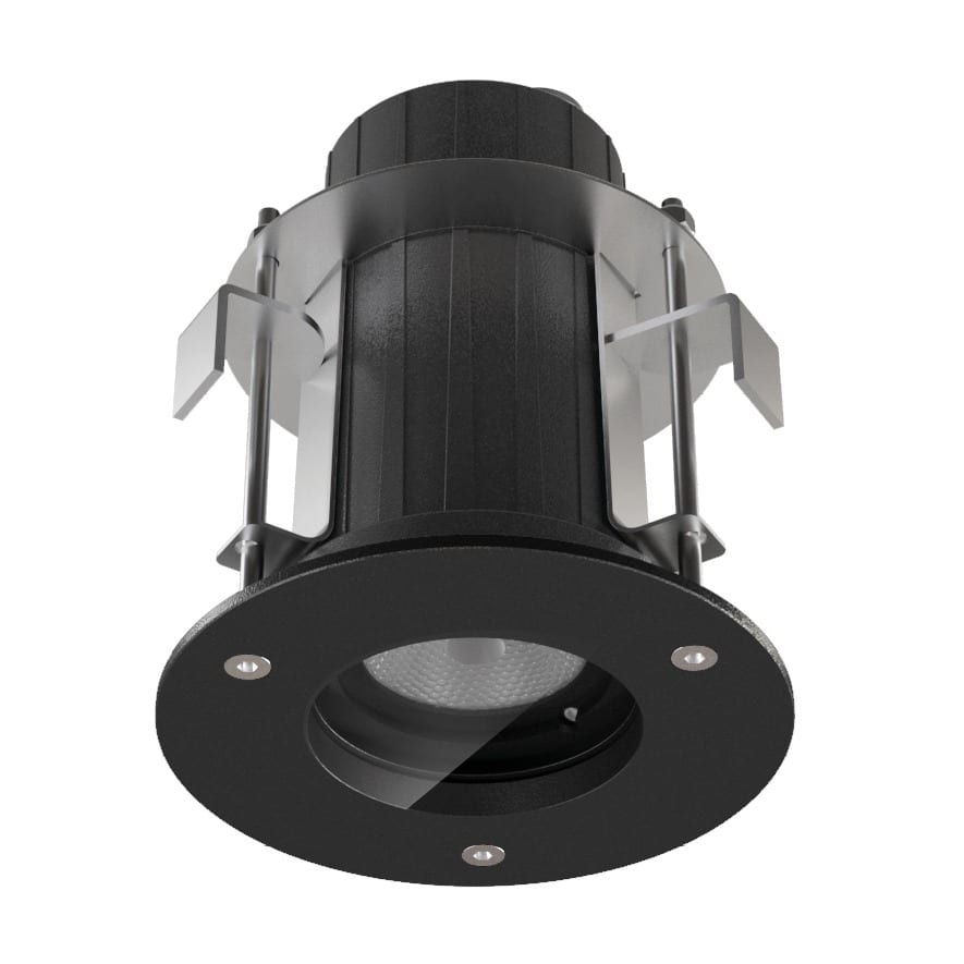 LINEA LIGHT - GUARDIAN 7 8W+ALIM. NERO GOFFR.